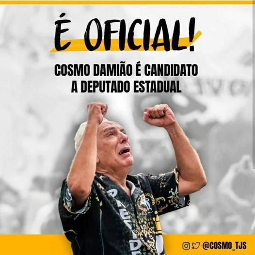 O fundador da Torcida Jovem do Santos e eterno presidente oficializou sua candidatura para deputado estadual de São Paulo.