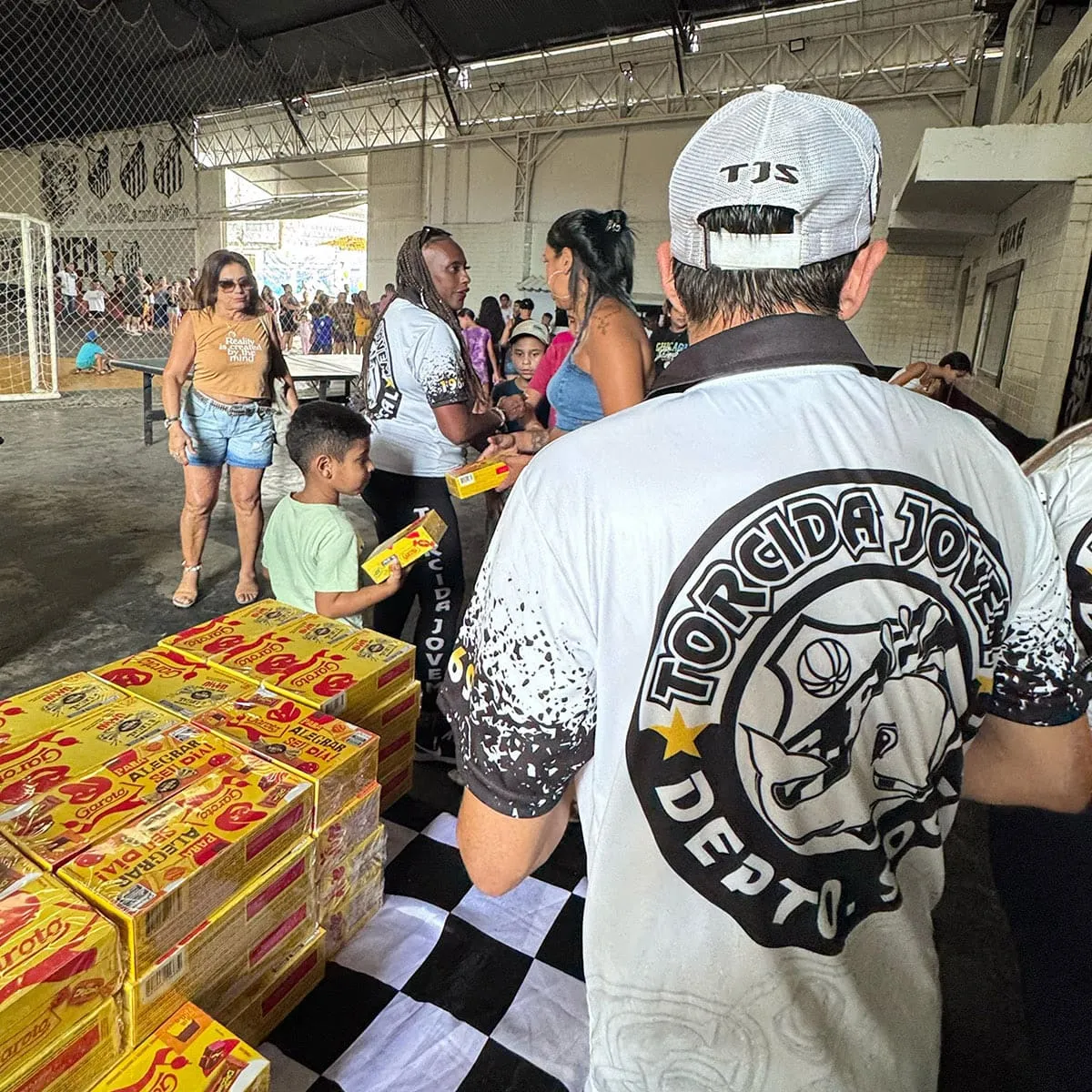 A Torcida Jovem possui em sua história ações sociais enraizadas na ideologia da TJ.