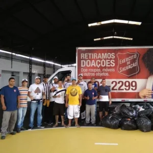 A Torcida Jovem possui em sua história ações sociais enraizadas na ideologia da TJ.
